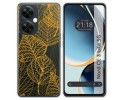 Funda Silicona Transparente para Oneplus Nord CE 3 Lite 5G diseño Hojas Dibujos