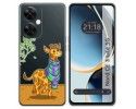 Funda Silicona Transparente para Oneplus Nord CE 3 Lite 5G diseño Jirafa Dibujos