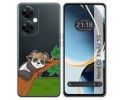 Funda Silicona Transparente para Oneplus Nord CE 3 Lite 5G diseño Panda Dibujos