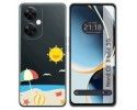 Funda Silicona Transparente para Oneplus Nord CE 3 Lite 5G diseño Playa Dibujos