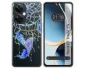 Funda Silicona Transparente para Oneplus Nord CE 3 Lite 5G diseño Plumas Dibujos