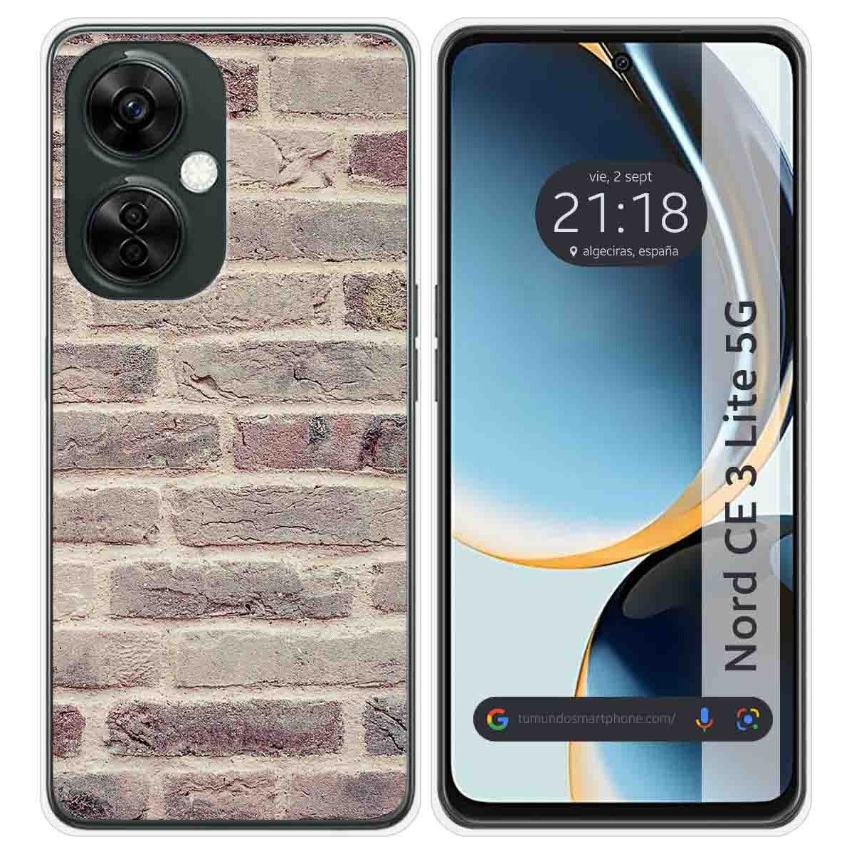 Funda Silicona para Oneplus Nord CE 3 Lite 5G diseño Ladrillo 01 Dibujos