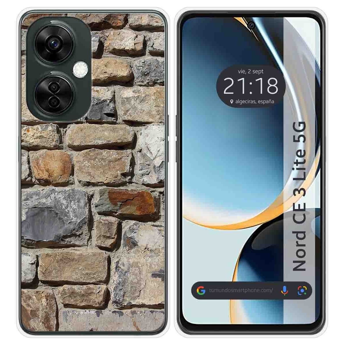 Funda Silicona para Oneplus Nord CE 3 Lite 5G diseño Ladrillo 03 Dibujos