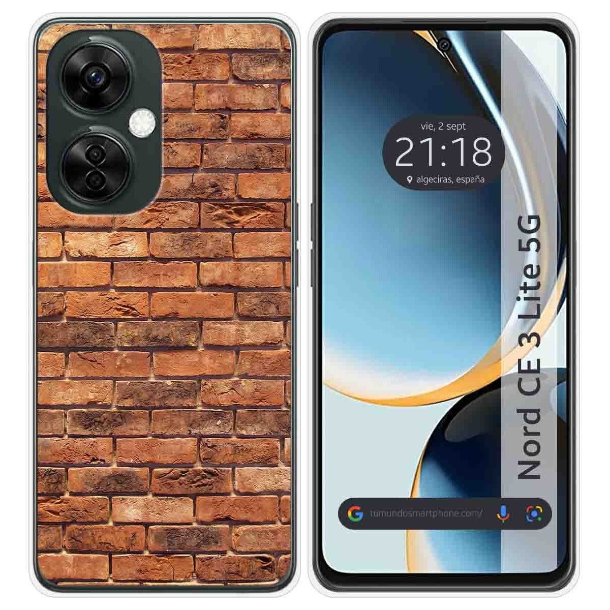 Funda Silicona para Oneplus Nord CE 3 Lite 5G diseño Ladrillo 04 Dibujos