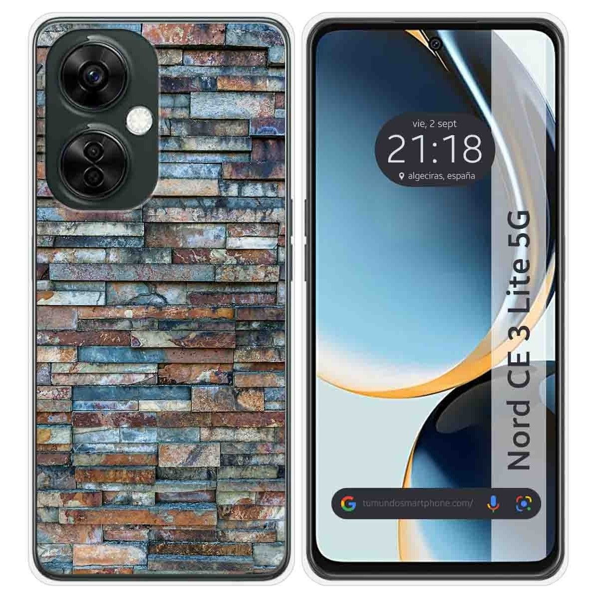 Funda Silicona para Oneplus Nord CE 3 Lite 5G diseño Ladrillo 05 Dibujos