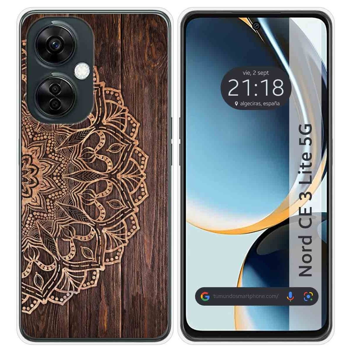 Funda Silicona para Oneplus Nord CE 3 Lite 5G diseño Madera 06 Dibujos