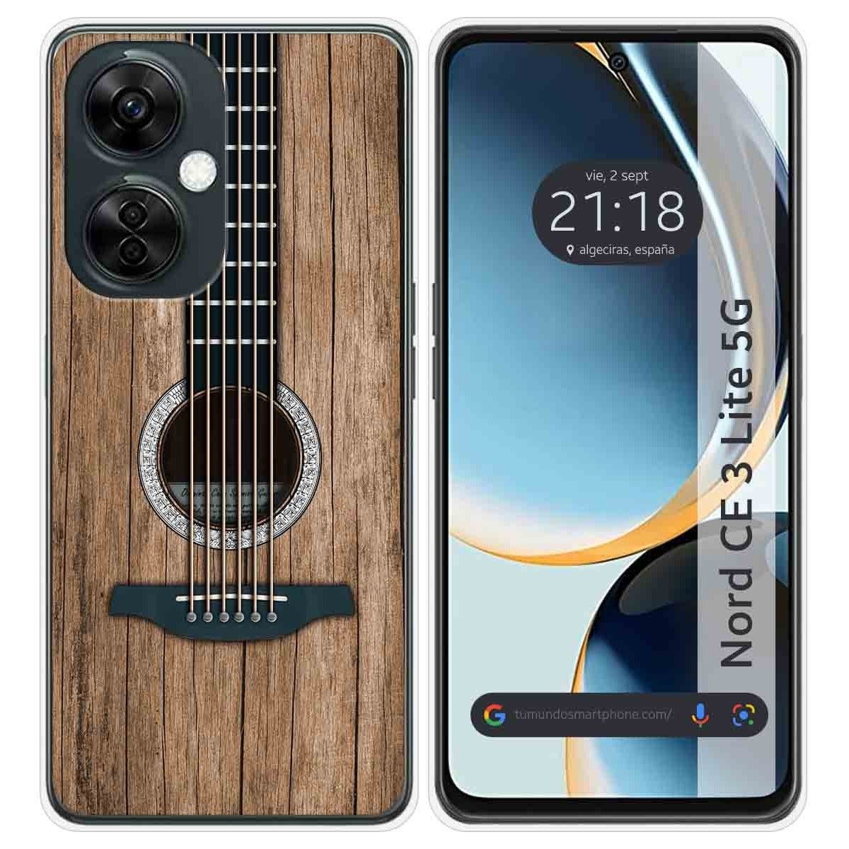 Funda Silicona para Oneplus Nord CE 3 Lite 5G diseño Madera 11 Dibujos