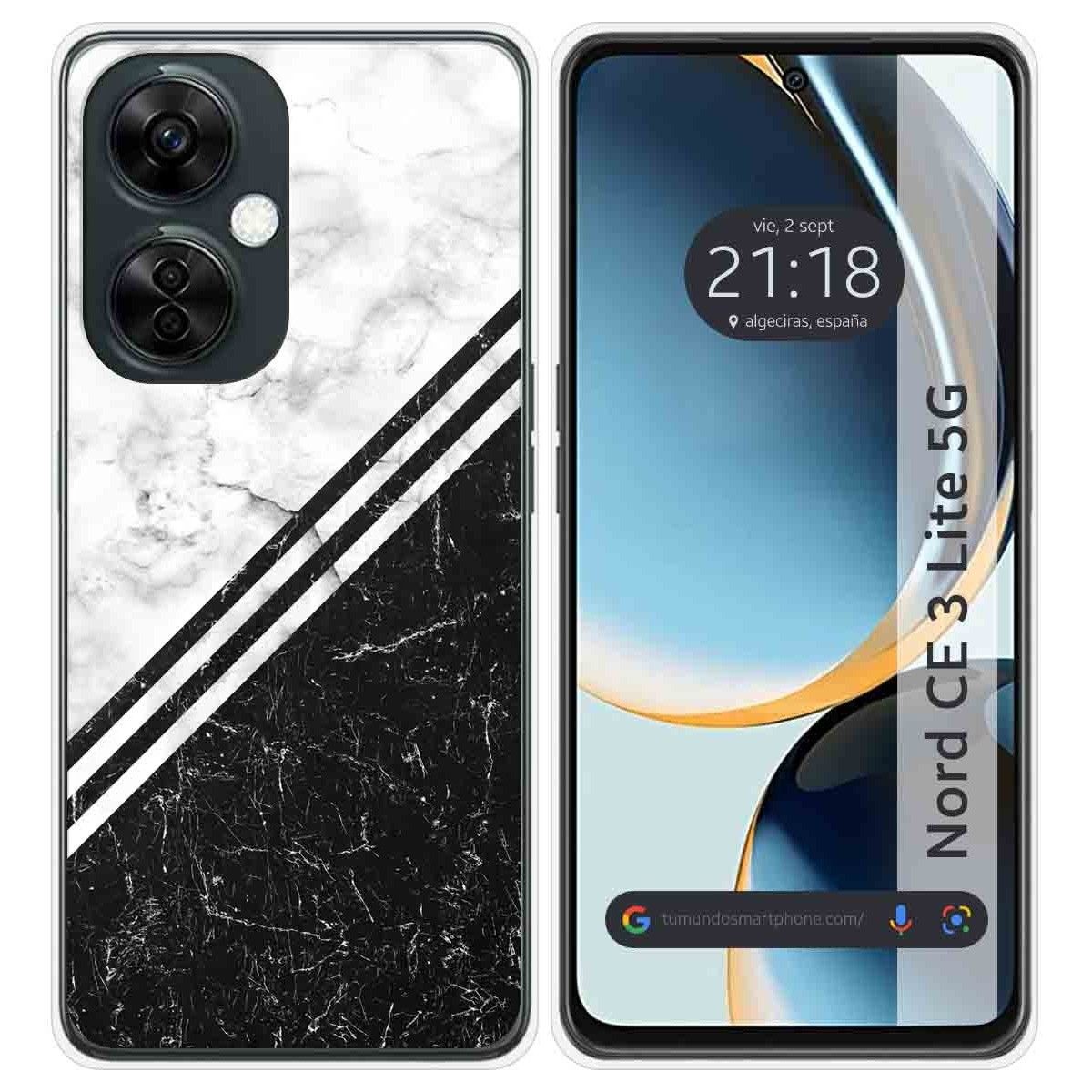 Funda Silicona para Oneplus Nord CE 3 Lite 5G diseño Mármol 01 Dibujos