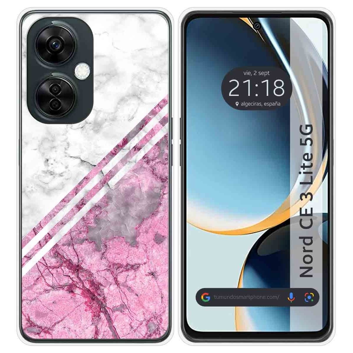 Funda Silicona para Oneplus Nord CE 3 Lite 5G diseño Mármol 03 Dibujos