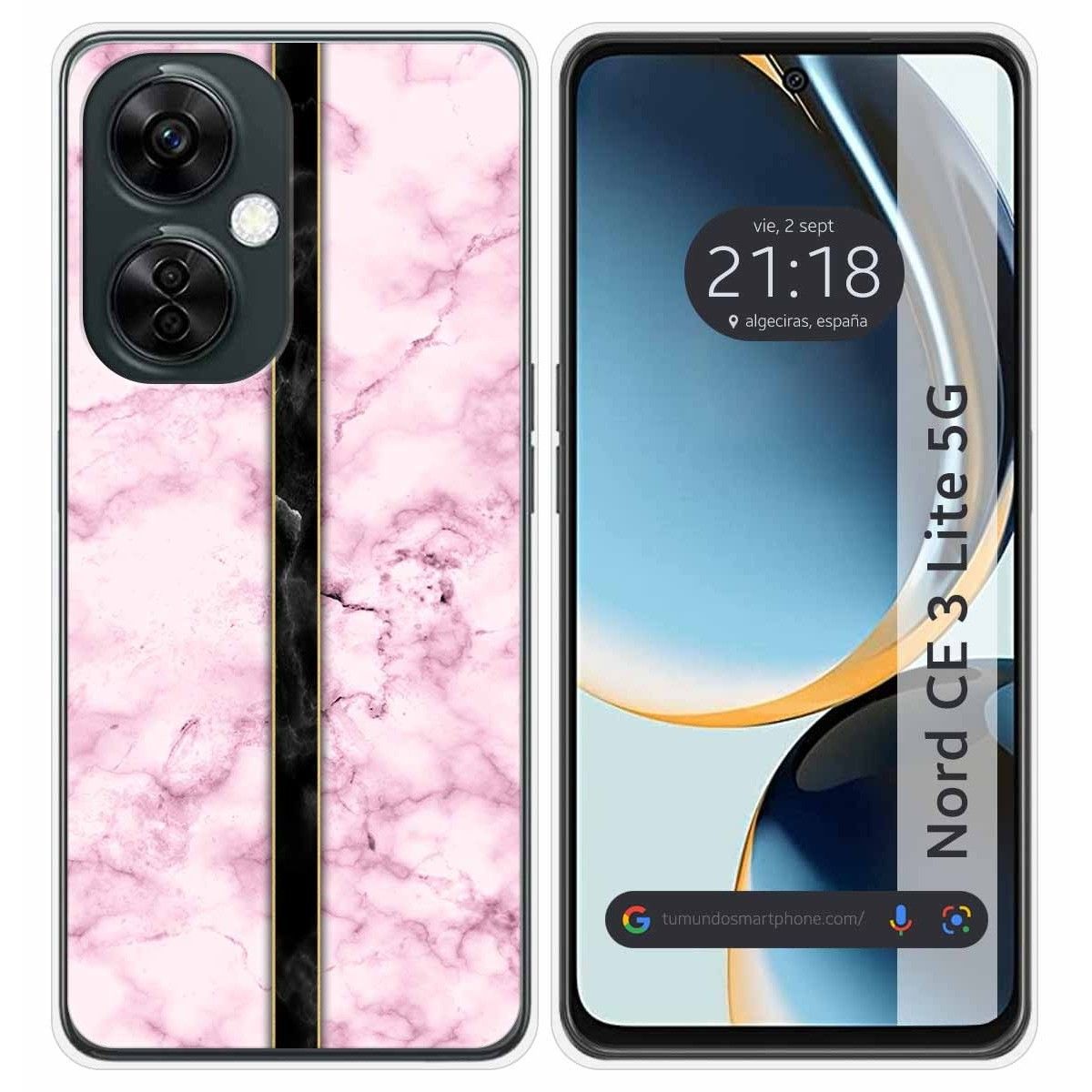 Funda Silicona para Oneplus Nord CE 3 Lite 5G diseño Mármol 04 Dibujos