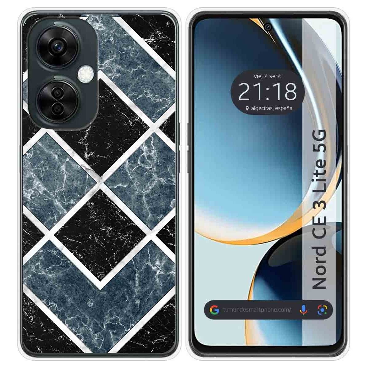 Funda Silicona para Oneplus Nord CE 3 Lite 5G diseño Mármol 06 Dibujos