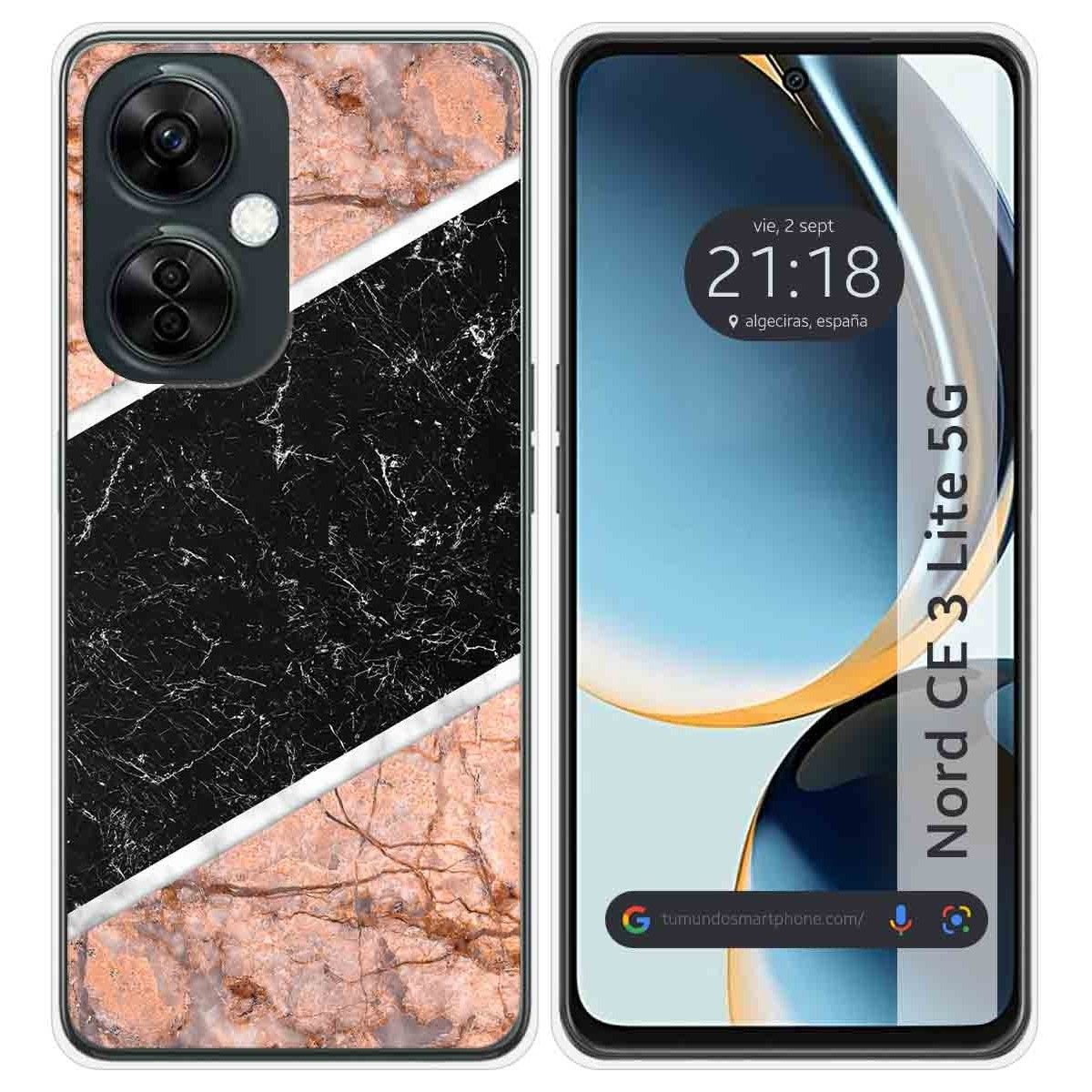 Funda Silicona para Oneplus Nord CE 3 Lite 5G diseño Mármol 07 Dibujos