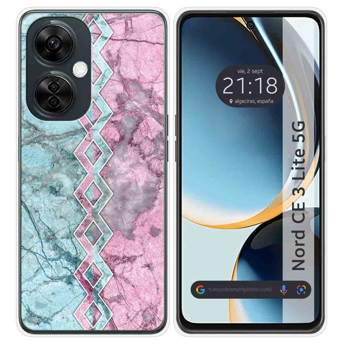 Funda Silicona para Oneplus Nord CE 3 Lite 5G diseño Mármol 08 Dibujos