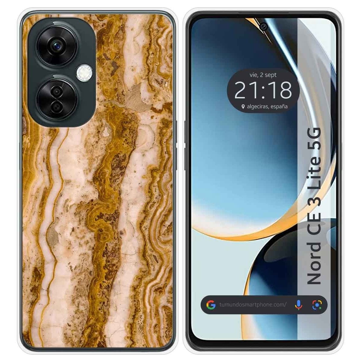 Funda Silicona para Oneplus Nord CE 3 Lite 5G diseño Mármol 10 Dibujos