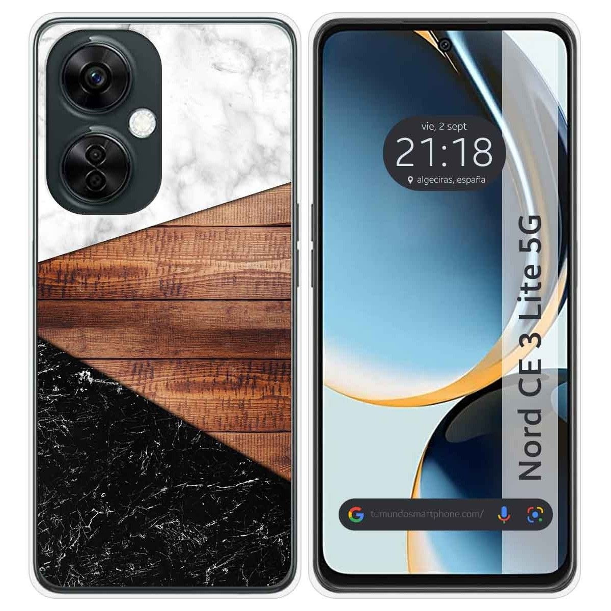 Funda Silicona para Oneplus Nord CE 3 Lite 5G diseño Mármol 11 Dibujos