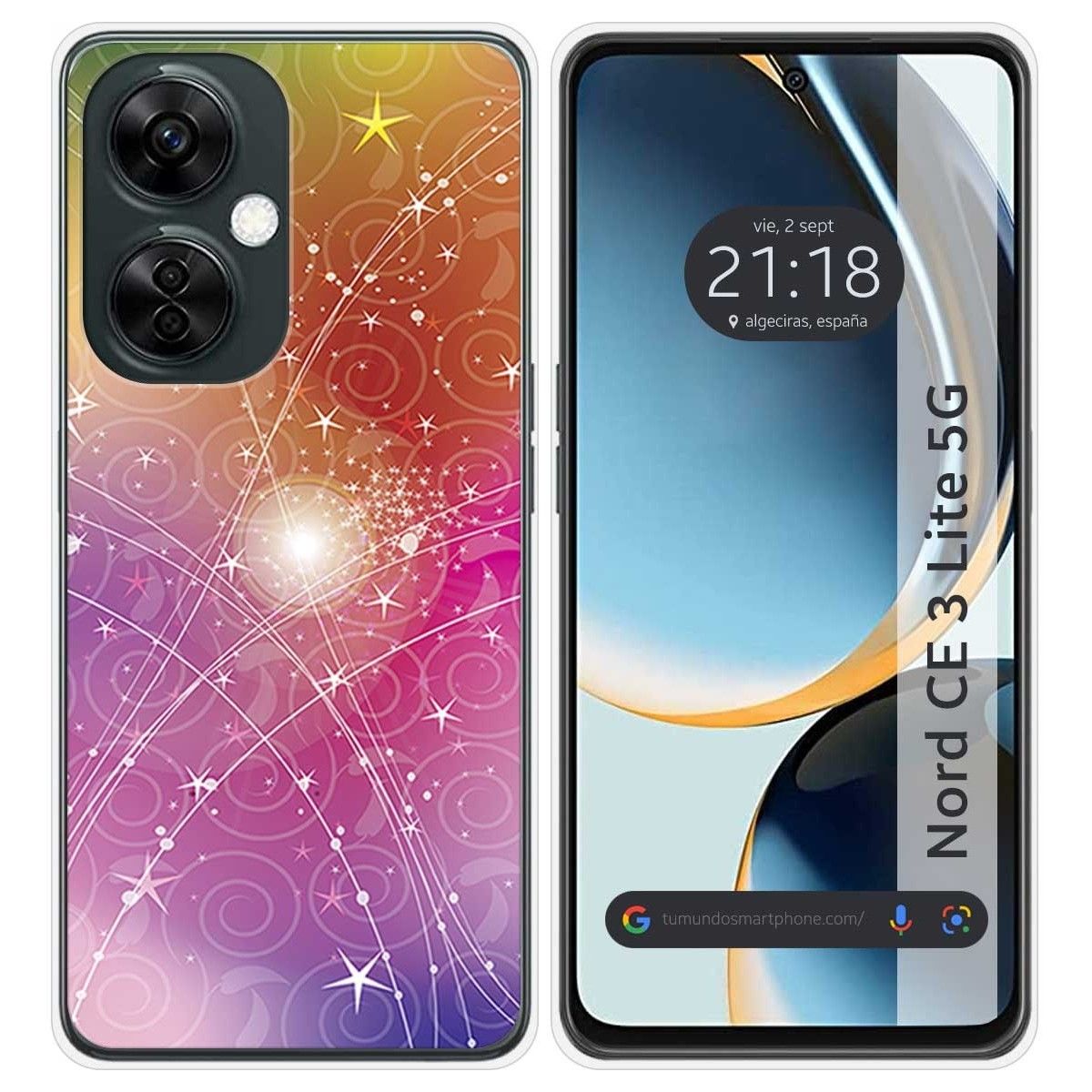 Funda Silicona para Oneplus Nord CE 3 Lite 5G diseño Abstracto Dibujos