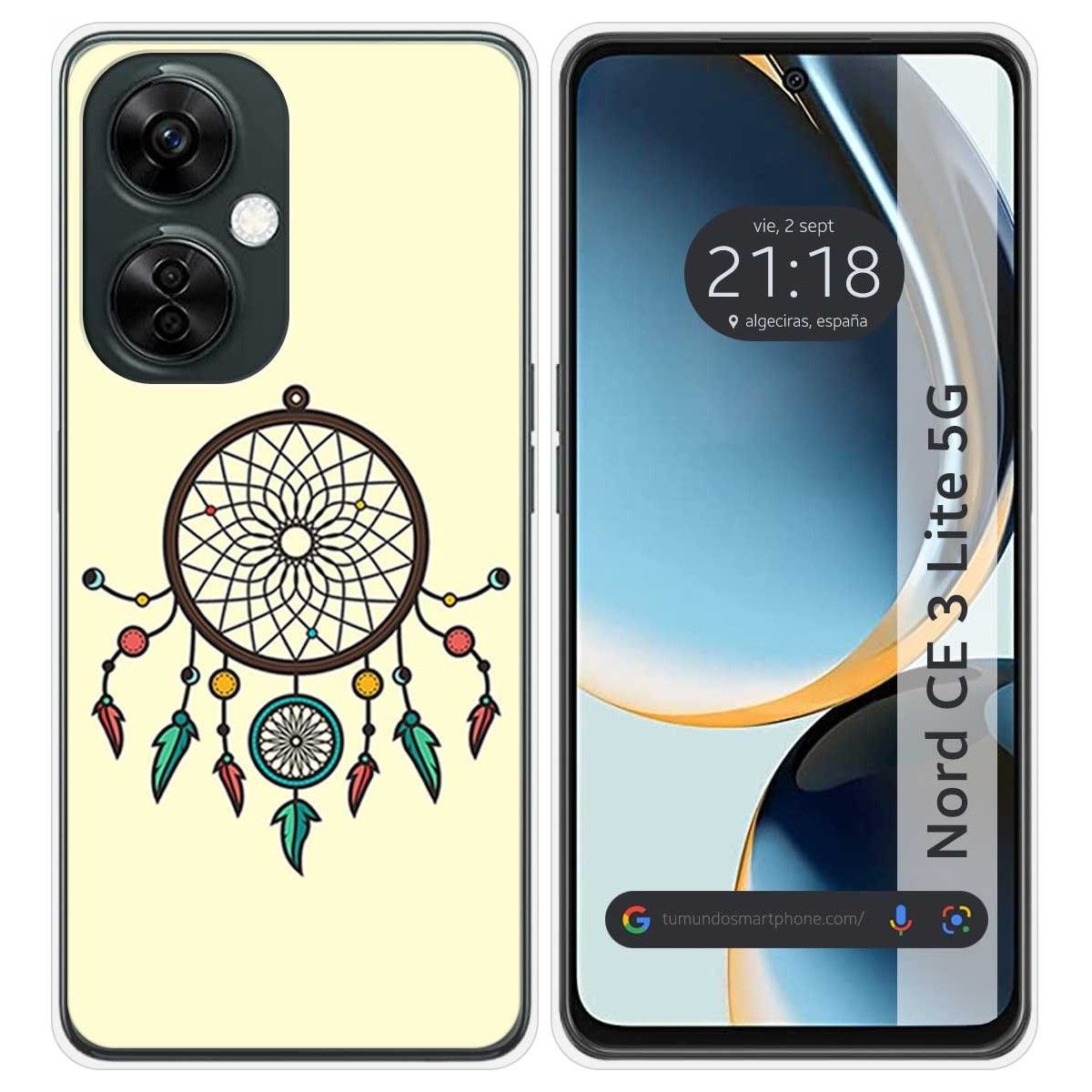 Funda Silicona para Oneplus Nord CE 3 Lite 5G diseño Atrapasueños Dibujos