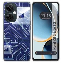 Funda Silicona para Oneplus Nord CE 3 Lite 5G diseño Circuito Dibujos