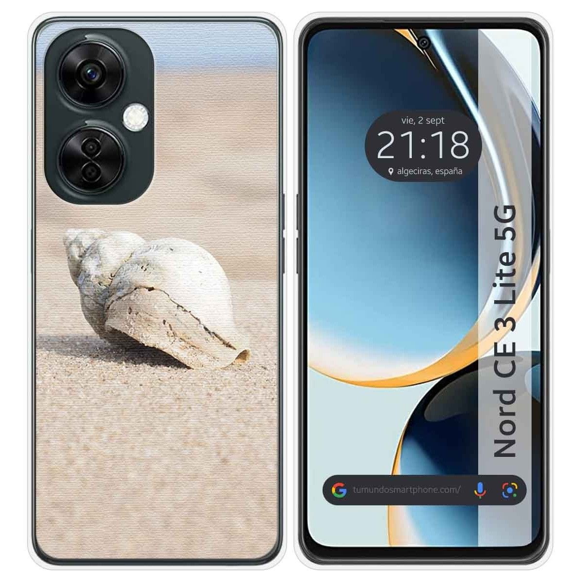 Funda Silicona para Oneplus Nord CE 3 Lite 5G diseño Concha Dibujos