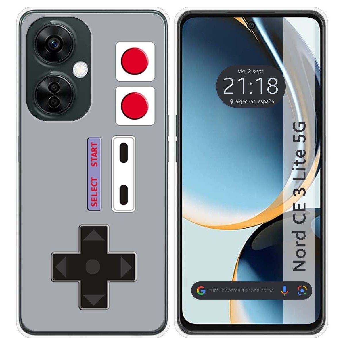 Funda Silicona para Oneplus Nord CE 3 Lite 5G diseño Consola Dibujos