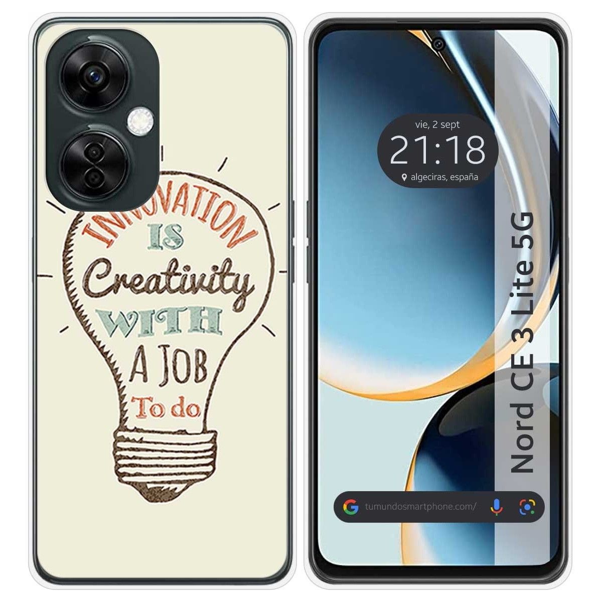 Funda Silicona para Oneplus Nord CE 3 Lite 5G diseño Creativity Dibujos
