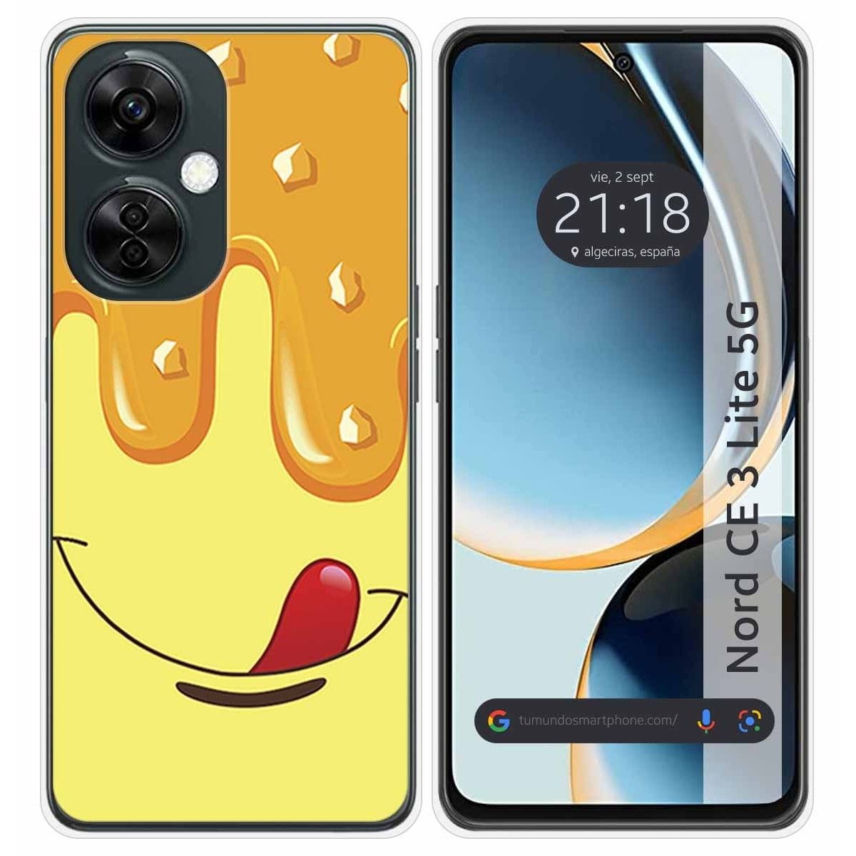 Funda Silicona para Oneplus Nord CE 3 Lite 5G diseño Helado Vainilla Dibujos