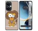 Funda Silicona para Oneplus Nord CE 3 Lite 5G diseño Leon Dibujos