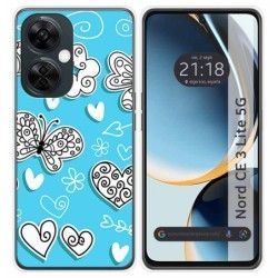 Funda Silicona para Oneplus Nord CE 3 Lite 5G diseño Mariposas Dibujos