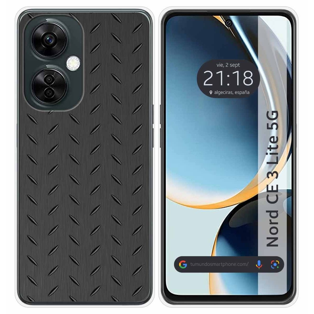 Funda Silicona para Oneplus Nord CE 3 Lite 5G diseño Metal Dibujos