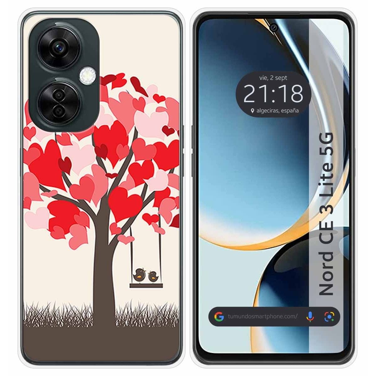 Funda Silicona para Oneplus Nord CE 3 Lite 5G diseño Pajaritos Dibujos