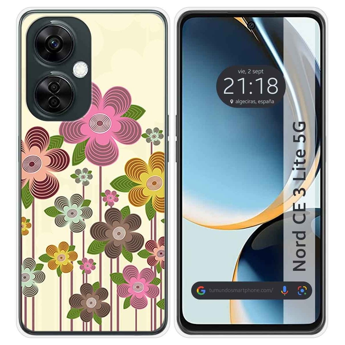 Funda Silicona para Oneplus Nord CE 3 Lite 5G diseño Primavera En Flor Dibujos