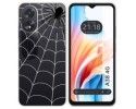 Funda Silicona Transparente para Oppo A38 4G diseño Araña Dibujos