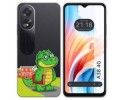 Funda Silicona Transparente para Oppo A38 4G diseño Coco Dibujos