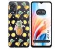 Funda Silicona Transparente para Oppo A38 4G diseño Piña Dibujos