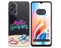 Funda Silicona Transparente para Oppo A38 4G diseño Summer Dibujos