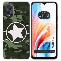 Funda Silicona para Oppo A38 4G diseño Camuflaje 01 Dibujos