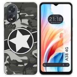Funda Silicona para Oppo A38 4G diseño Camuflaje 02 Dibujos