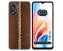 Funda Silicona para Oppo A38 4G diseño Cuero 01 Dibujos