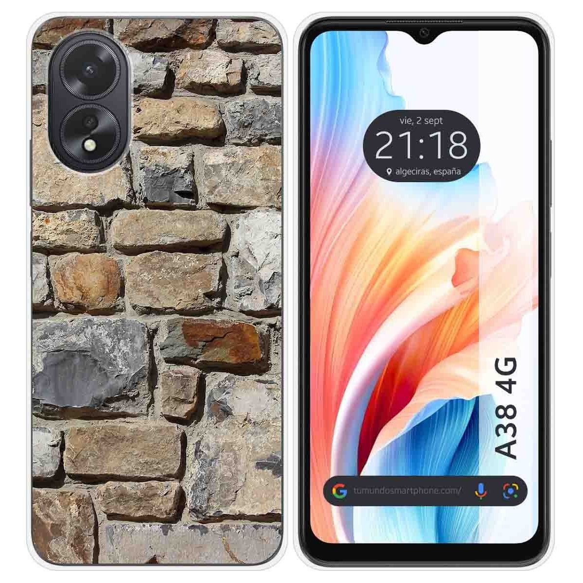 Funda Silicona para Oppo A38 4G diseño Ladrillo 03 Dibujos