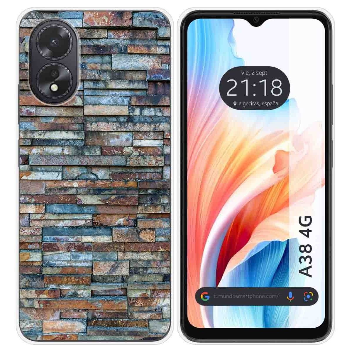 Funda Silicona para Oppo A38 4G diseño Ladrillo 05 Dibujos