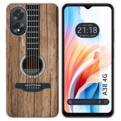 Funda Silicona para Oppo A38 4G diseño Madera 11 Dibujos