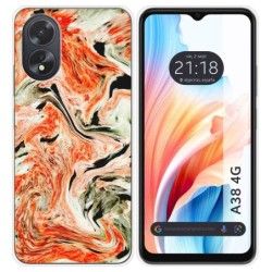 Funda Silicona para Oppo A38 4G diseño Mármol 12 Dibujos