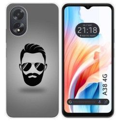 Funda Silicona para Oppo A38 4G diseño Barba Dibujos