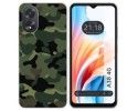 Funda Silicona para Oppo A38 4G diseño Camuflaje Dibujos