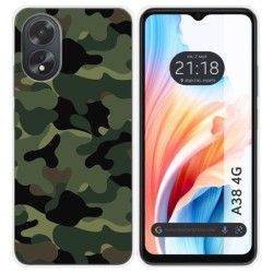Funda Silicona para Oppo A38 4G diseño Camuflaje Dibujos