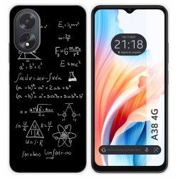 Funda Silicona para Oppo A38 4G diseño Formulas Dibujos