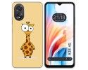 Funda Silicona para Oppo A38 4G diseño Jirafa Dibujos