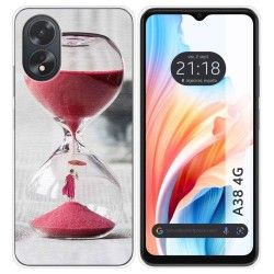 Funda Silicona para Oppo A38 4G diseño Reloj Dibujos