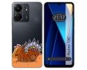 Funda Silicona Transparente para Xiaomi Redmi 13C diseño Bufalo Dibujos