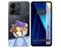 Funda Silicona Transparente para Xiaomi Redmi 13C diseño Cabra Dibujos